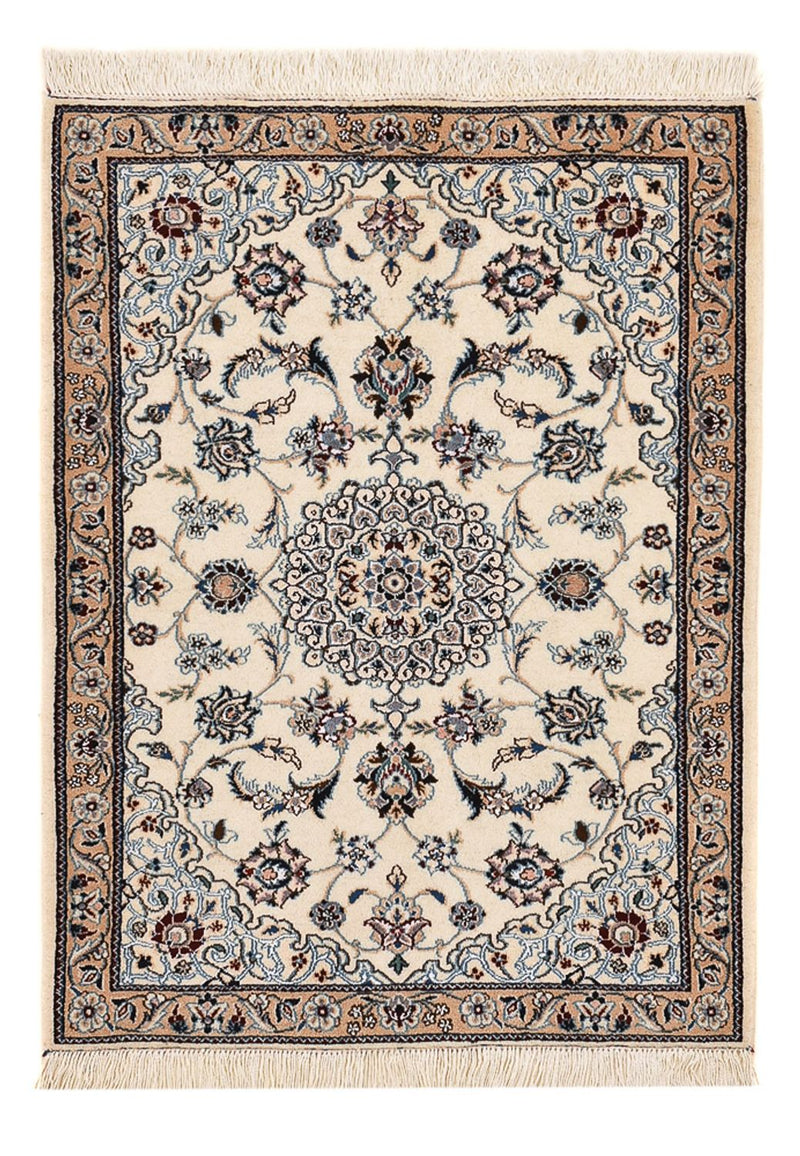 Persisk tæppe - Nain - Royal - 87 x 66 cm - creme