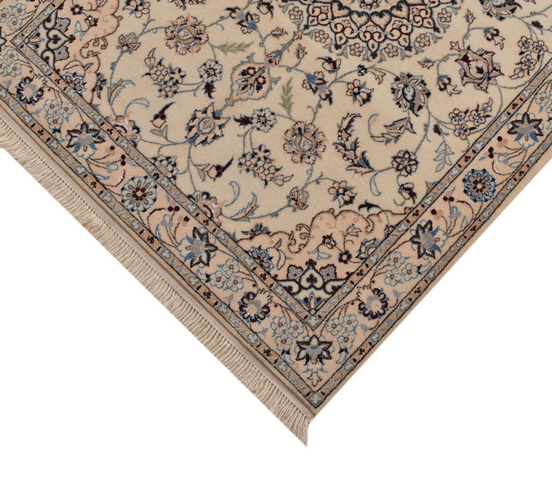 Løber Persisk tæppe - Nain - Premium - 403 x 87 cm - beige