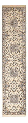 Løber Persisk tæppe - Nain - Premium - 397 x 87 cm - beige