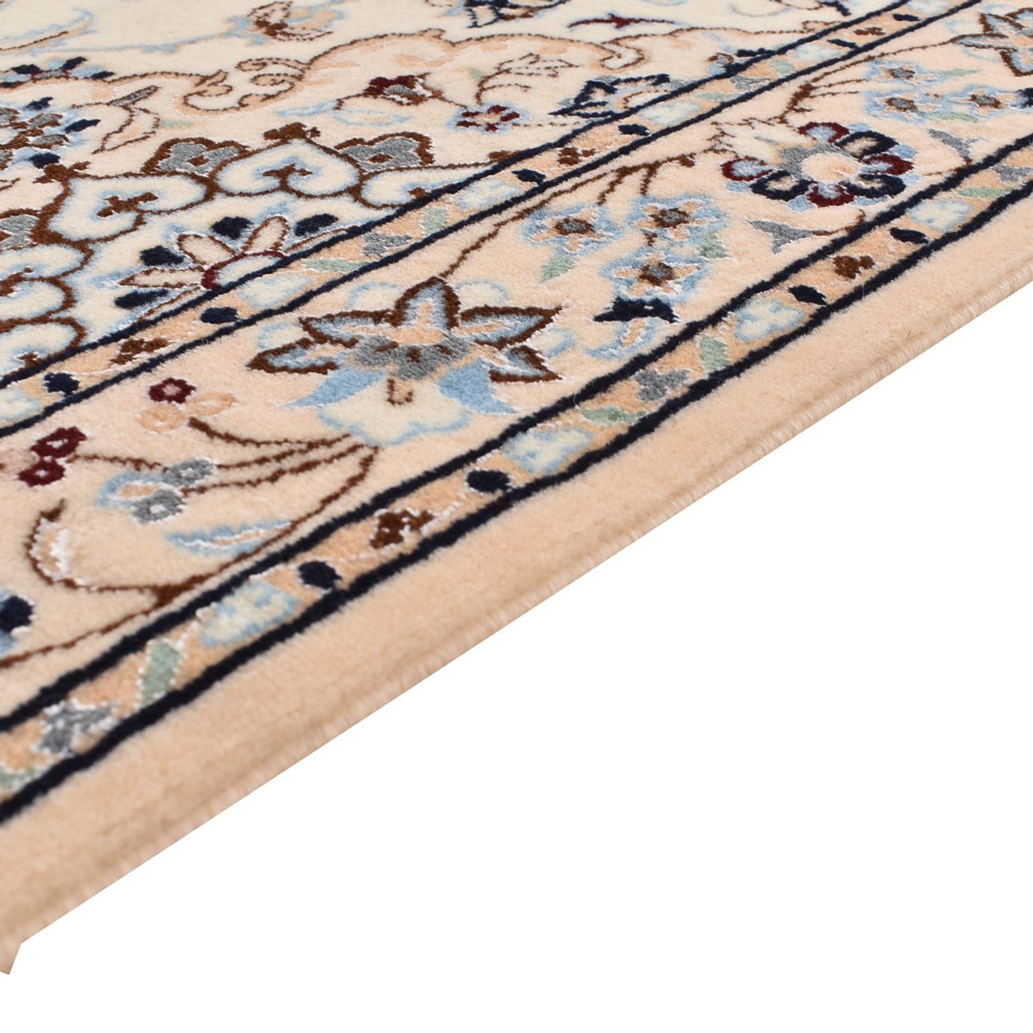 Løber Persisk tæppe - Nain - Premium - 397 x 87 cm - beige