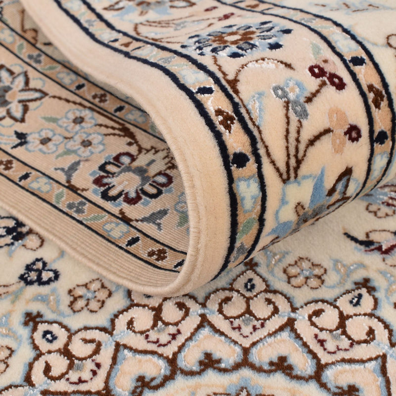 Løber Persisk tæppe - Nain - Premium - 397 x 87 cm - beige