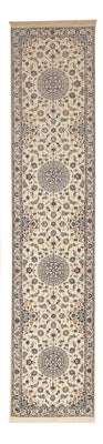 Løber Persisk tæppe - Nain - Premium - 397 x 87 cm - beige