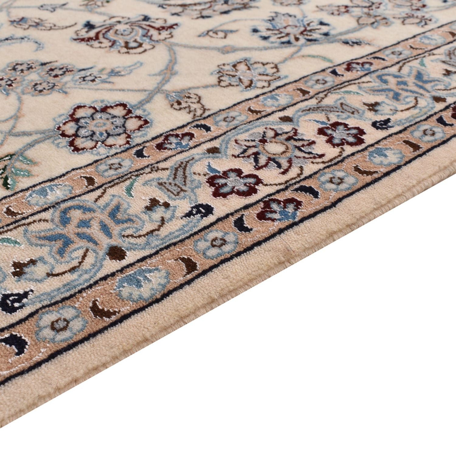 Løber Persisk tæppe - Nain - Premium - 520 x 100 cm - beige