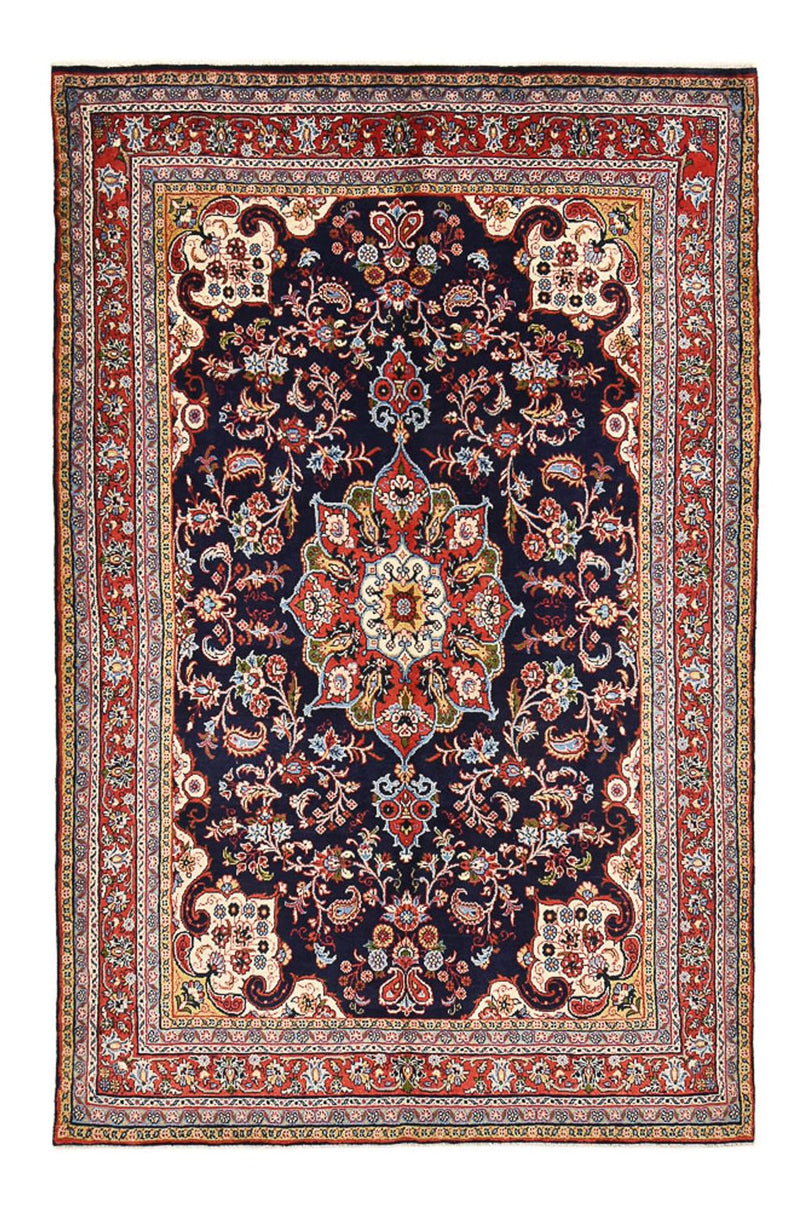 Persisk tæppe - Nomadisk - 297 x 193 cm - mørkeblå
