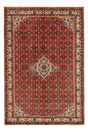 Persisk tæppe - Nomadisk - 297 x 191 cm - lysrød