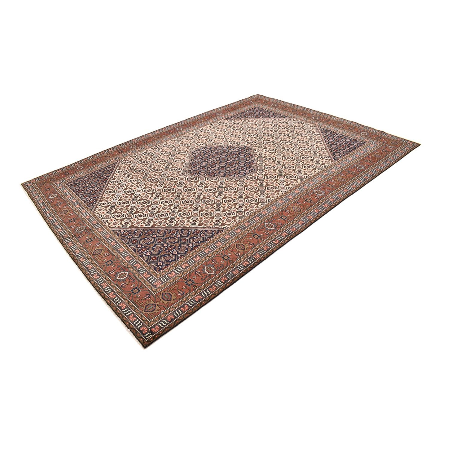 Persisk tæppe - Nomadisk - 325 x 227 cm - beige