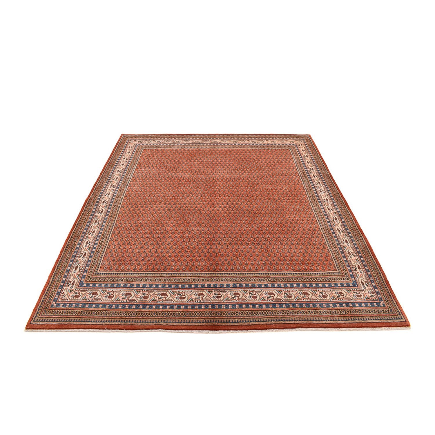 Persisk tæppe - Mir - 256 x 220 cm - rust