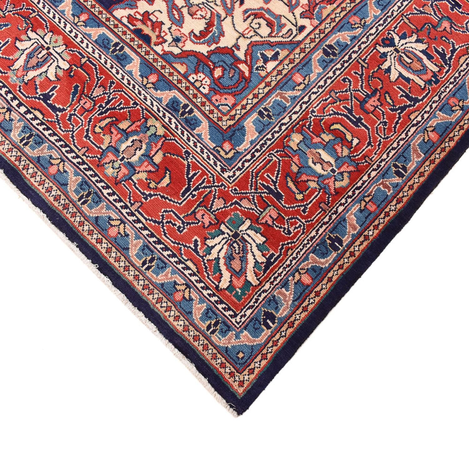 Persisk tæppe - Classic - 333 x 224 cm - mørkeblå