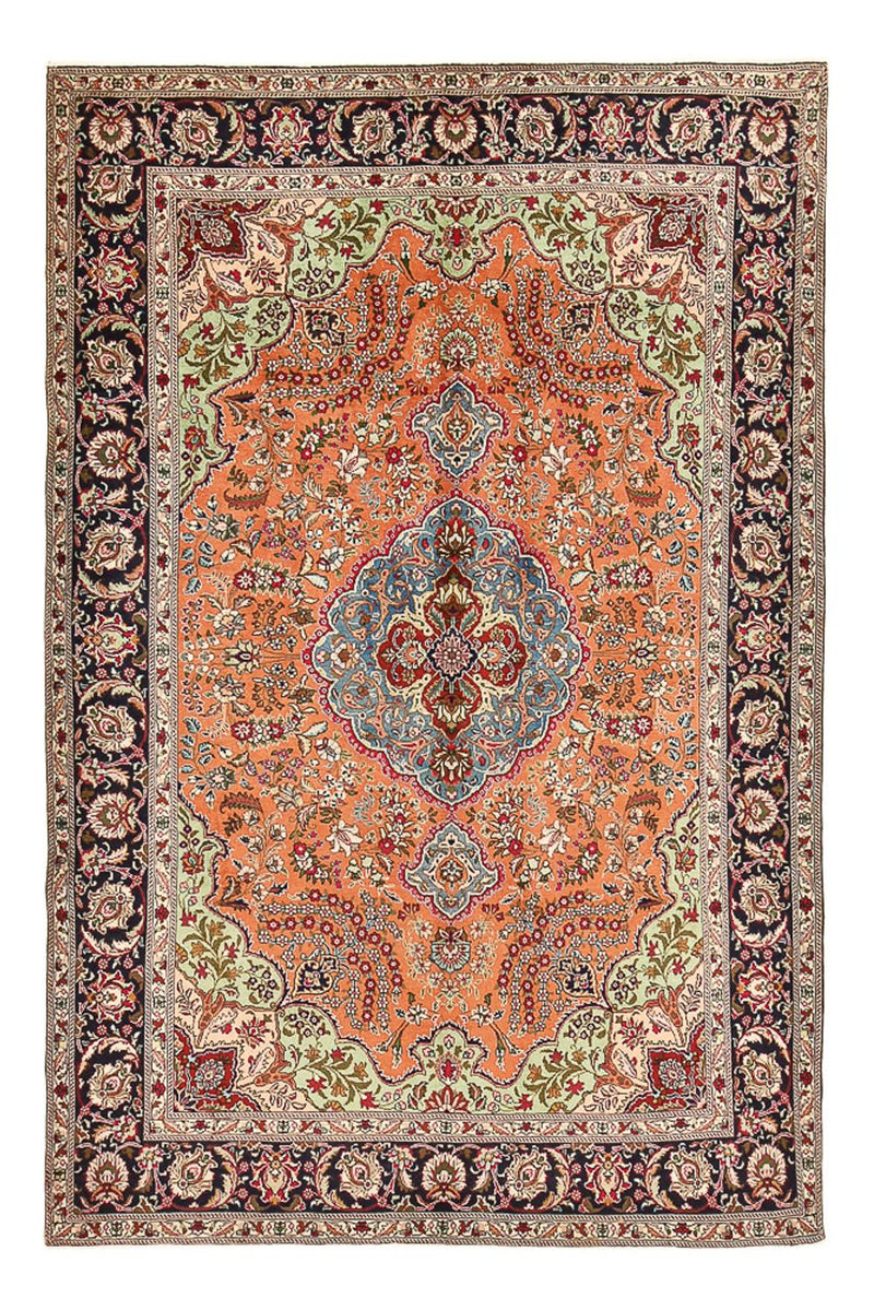 Persisk tæppe - Tabriz - 307 x 198 cm - lysrød