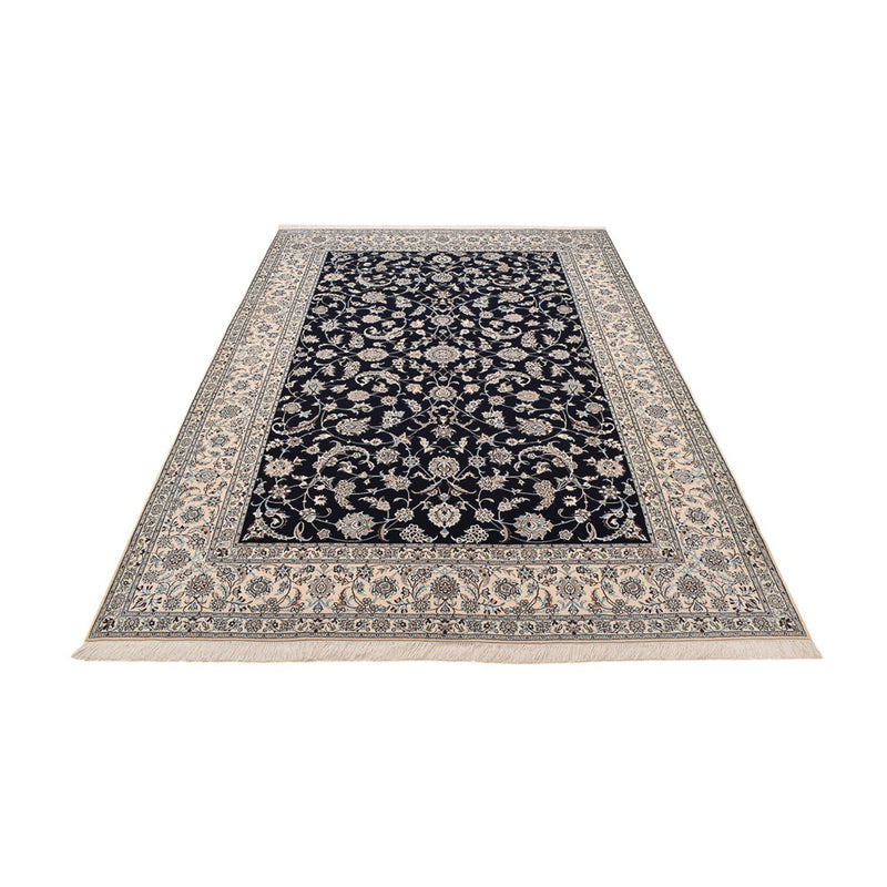 Persisk tæppe - Nain - Premium - 297 x 209 cm - mørkeblå