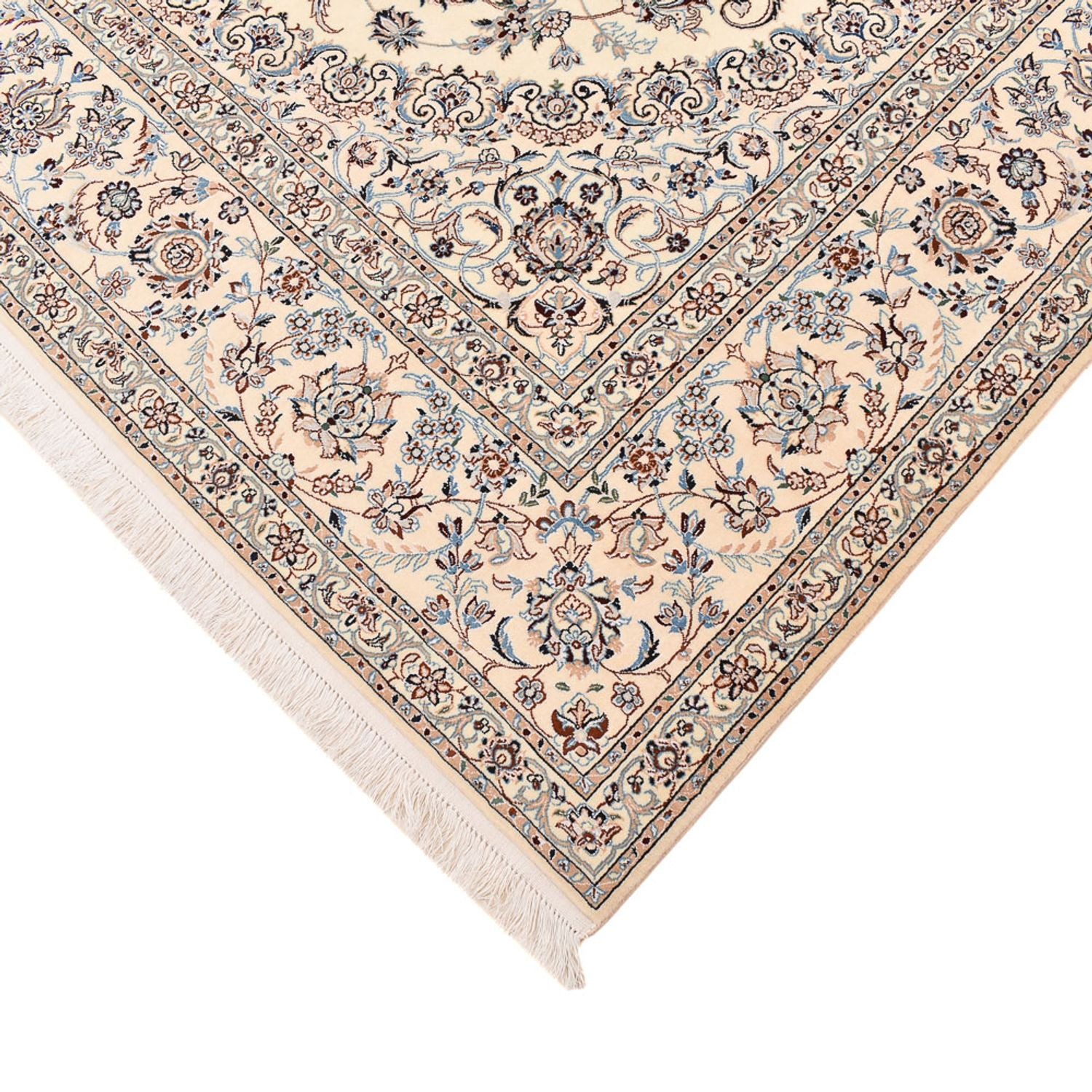Persisk tæppe - Nain - Premium - 306 x 200 cm - beige