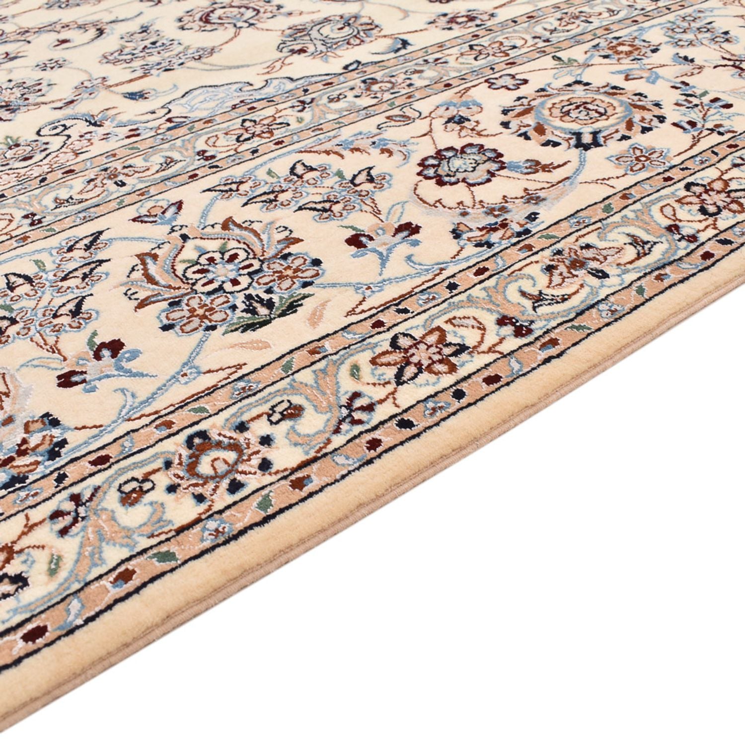 Persisk tæppe - Nain - Premium - 306 x 200 cm - beige
