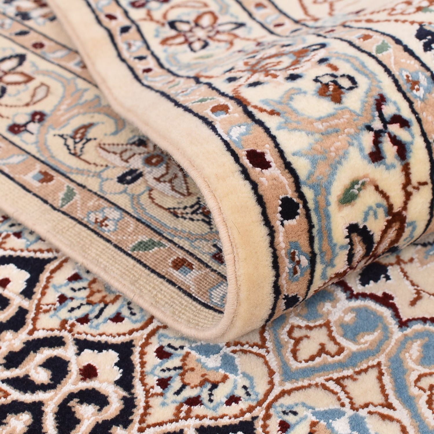 Persisk tæppe - Nain - Premium - 306 x 200 cm - beige