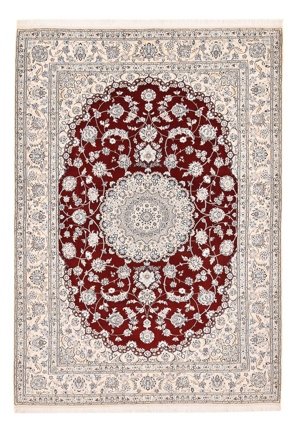 Persisk tæppe - Nain - Royal - 353 x 246 cm - rød
