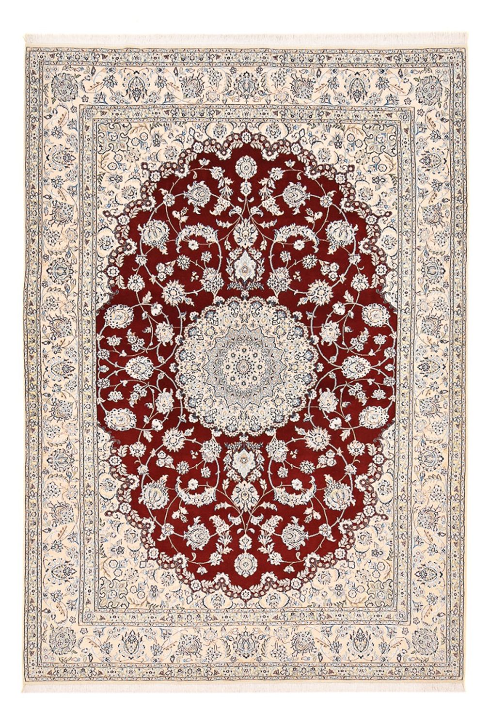 Persisk tæppe - Nain - Royal - 355 x 241 cm - rød