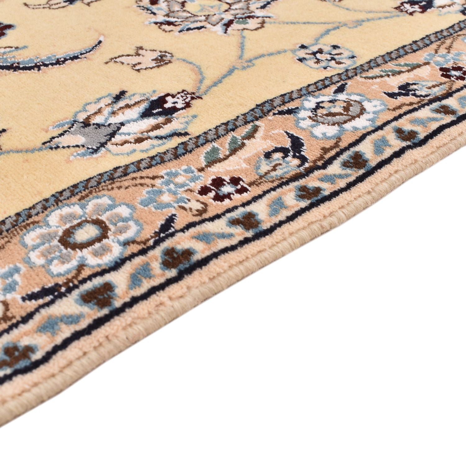 Løber Persisk tæppe - Nain - Royal - 269 x 88 cm - lys beige