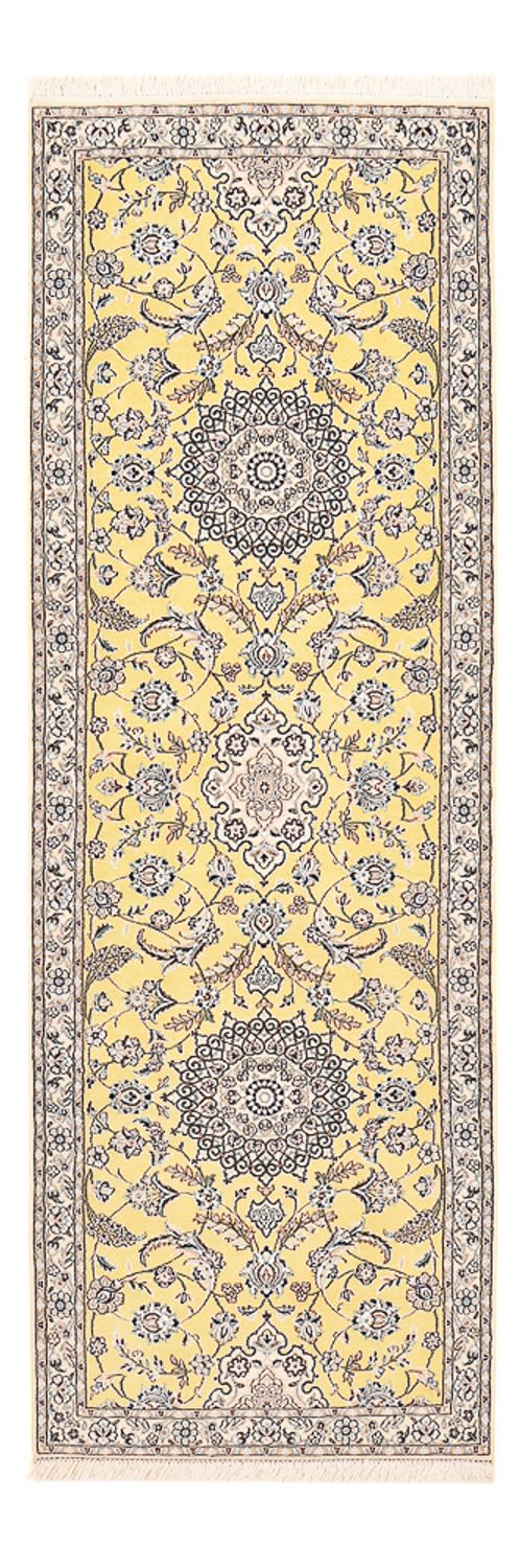 Løber Persisk tæppe - Nain - Royal - 273 x 88 cm - gul