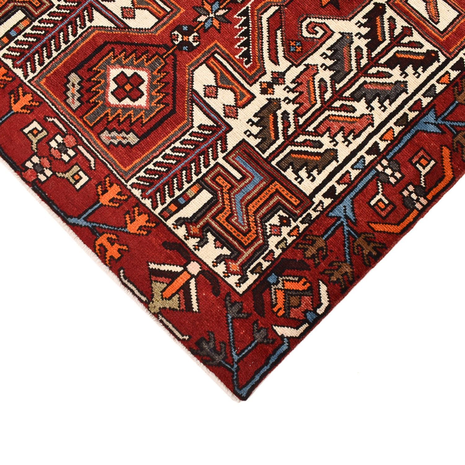 Løber Persisk tæppe - Nomadisk - 300 x 112 cm - lysrød