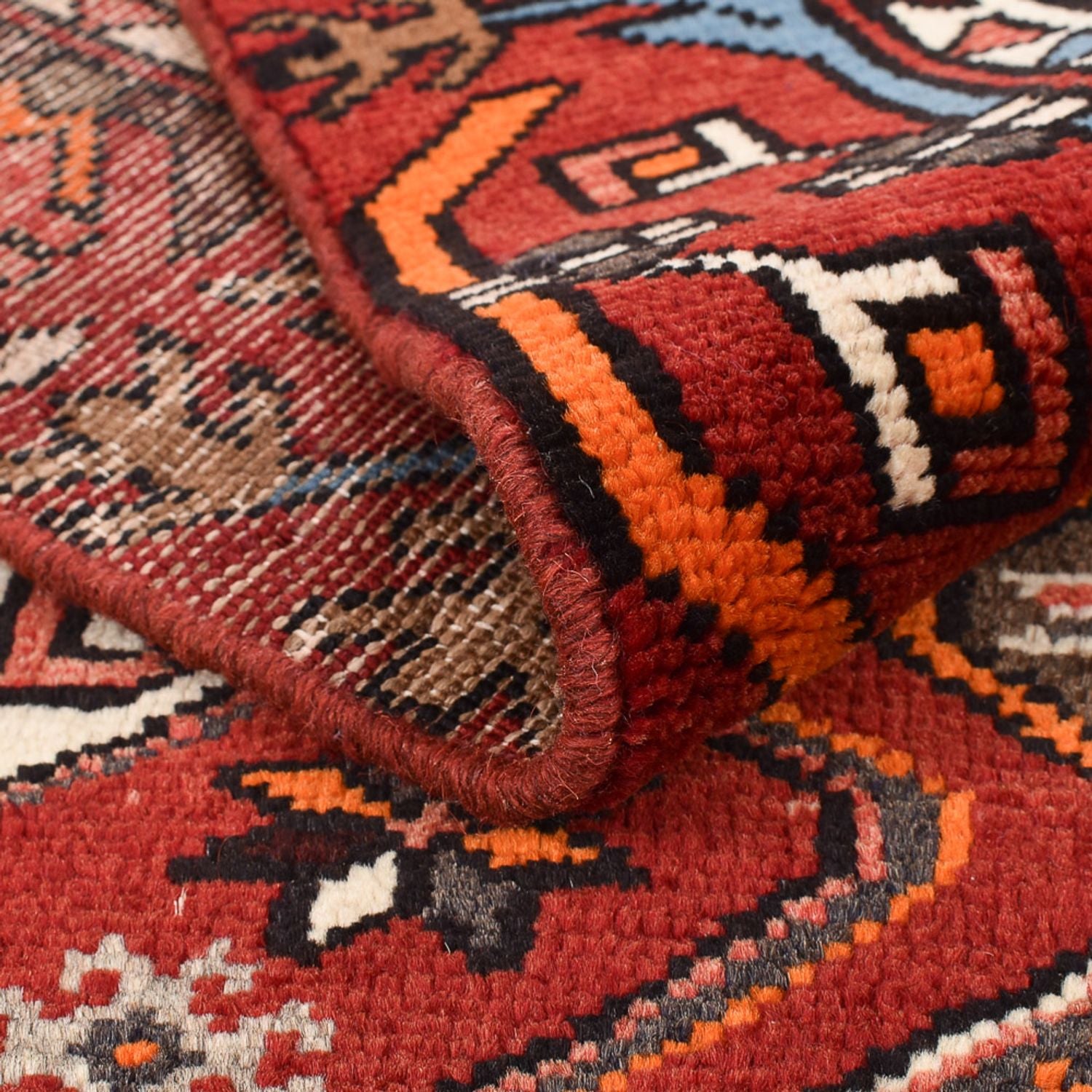 Løber Persisk tæppe - Nomadisk - 300 x 112 cm - lysrød
