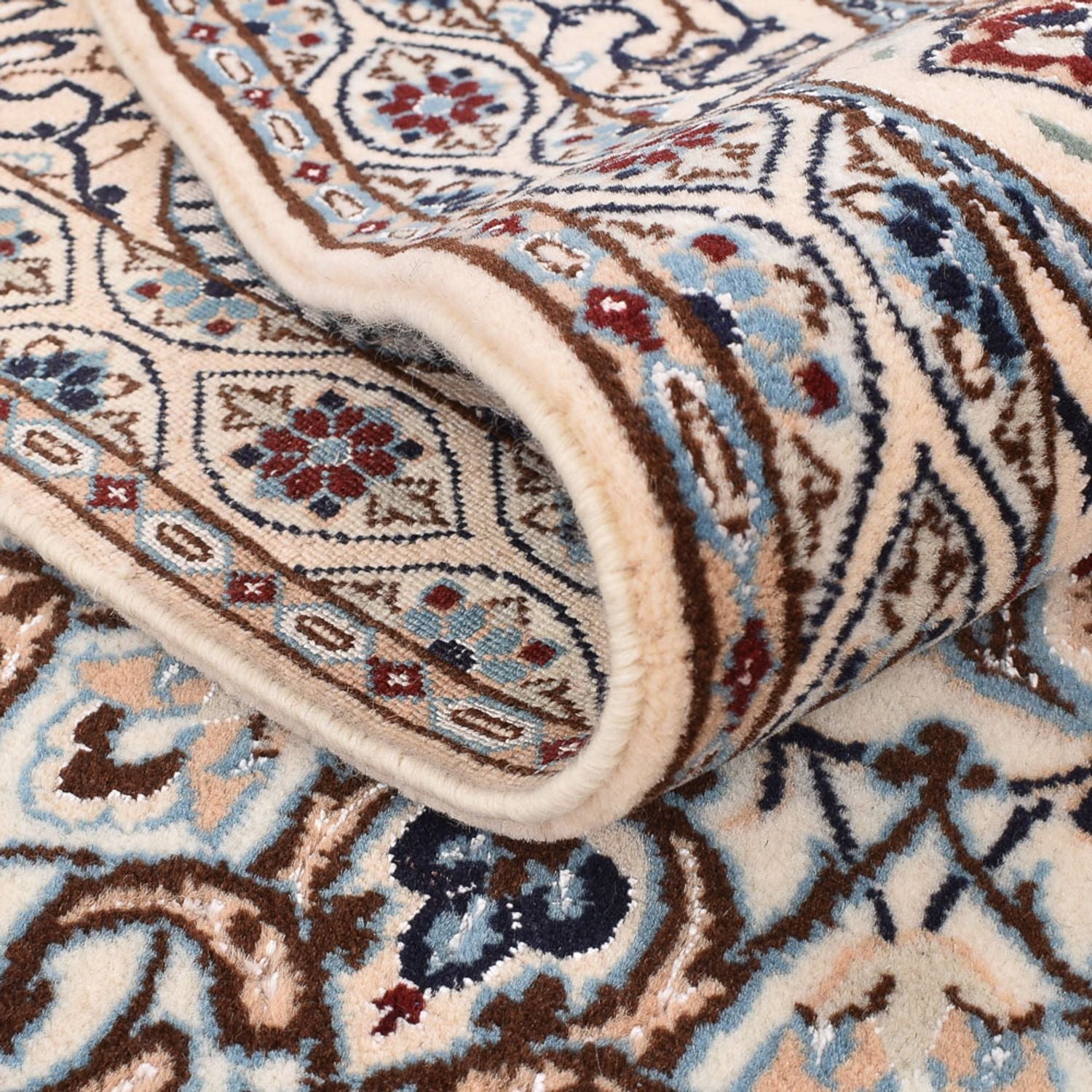 Persisk tæppe - Nain - Royal - 315 x 202 cm - taupe