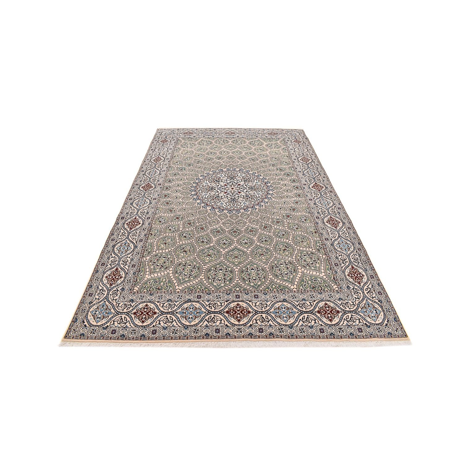 Persisk tæppe - Nain - Royal - 315 x 202 cm - taupe