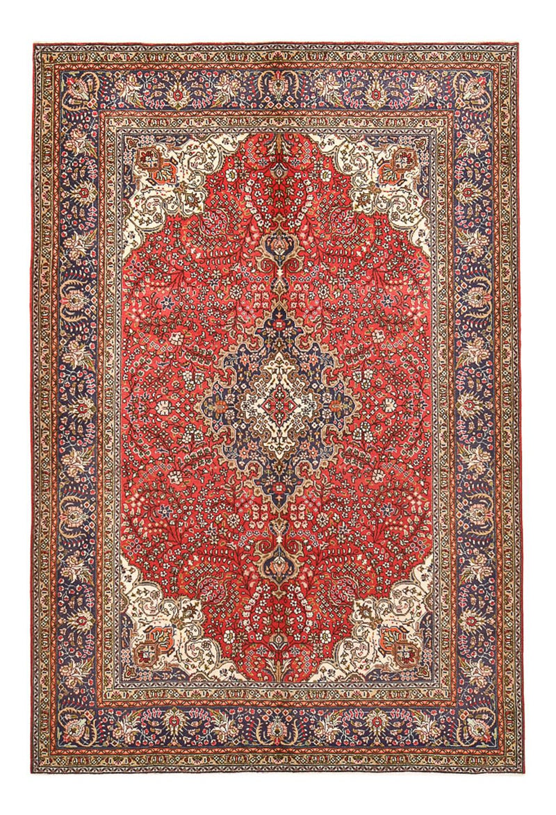 Persisk tæppe - Tabriz - 295 x 198 cm - rød