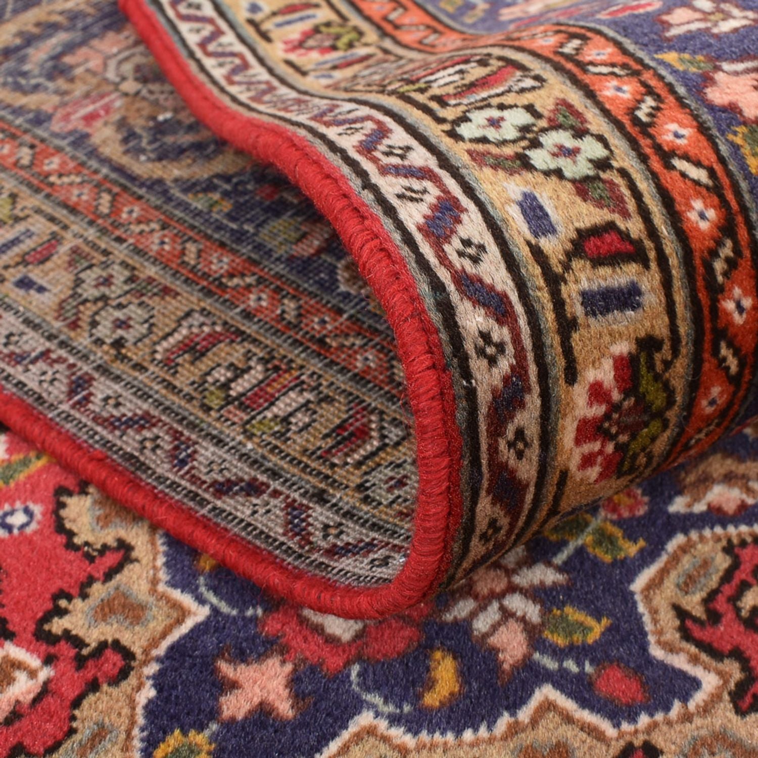 Persisk tæppe - Tabriz - 295 x 198 cm - rød