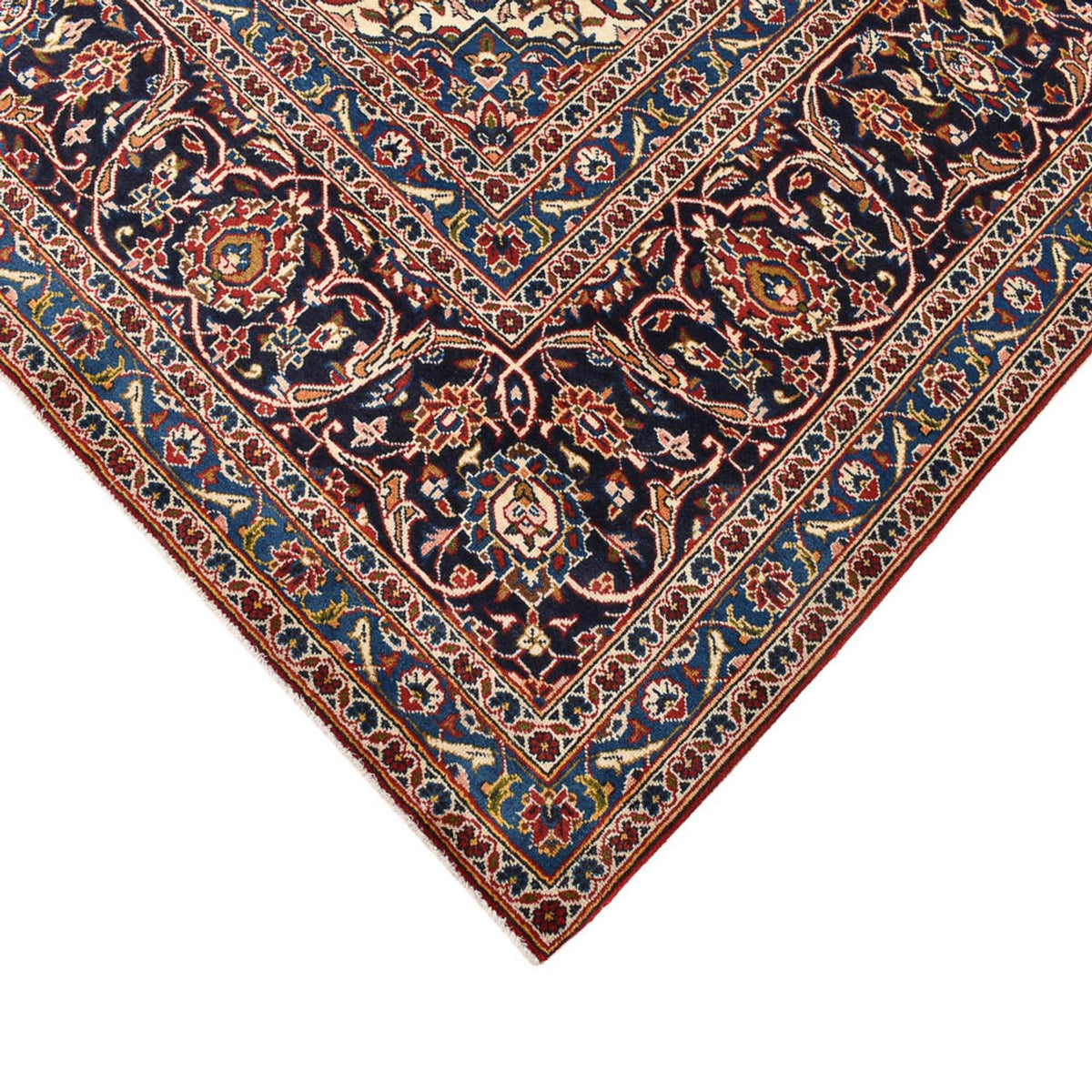Persisk tæppe - Keshan - 397 x 297 cm - rød