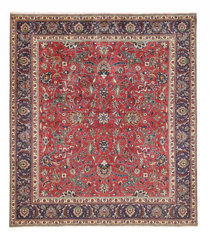 Persisk tæppe - Tabriz særlig form  - 348 x 307 cm - rød