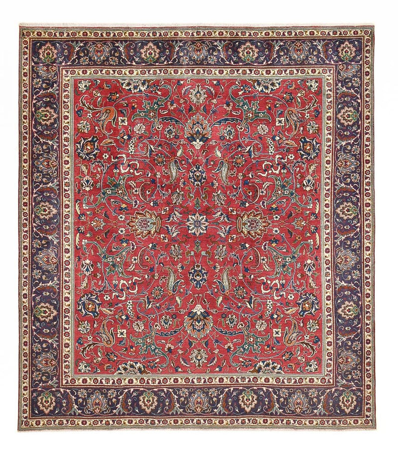 Persisk tæppe - Tabriz særlig form  - 348 x 307 cm - rød