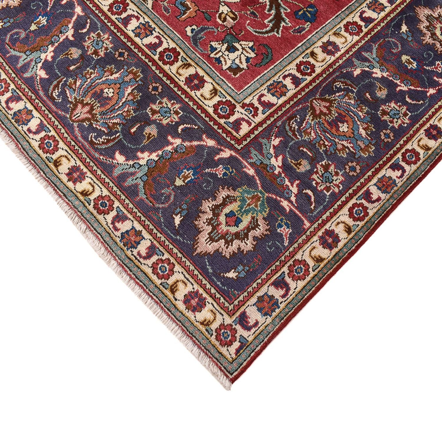 Persisk tæppe - Tabriz særlig form  - 348 x 307 cm - rød