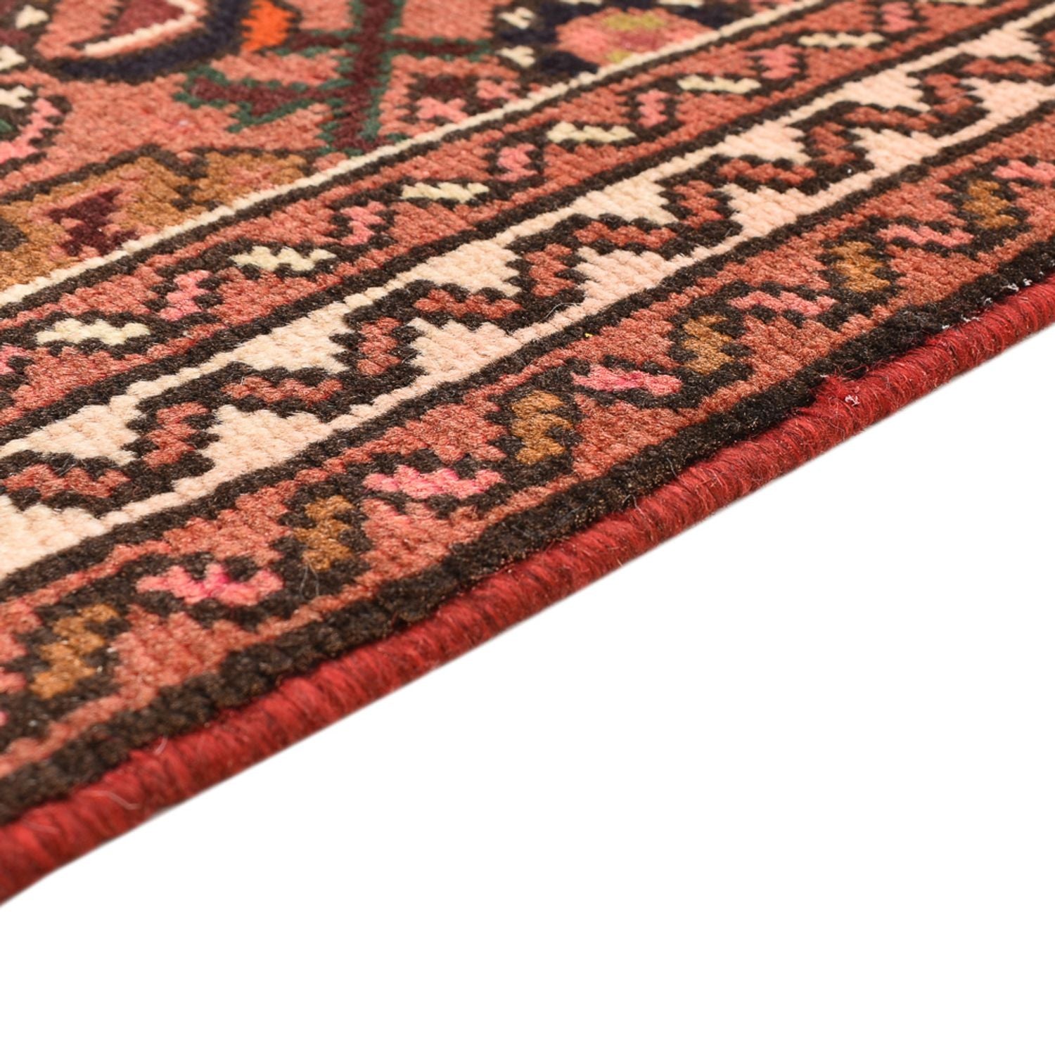 Løber Persisk tæppe - Nomadisk - 190 x 69 cm - mørkerød