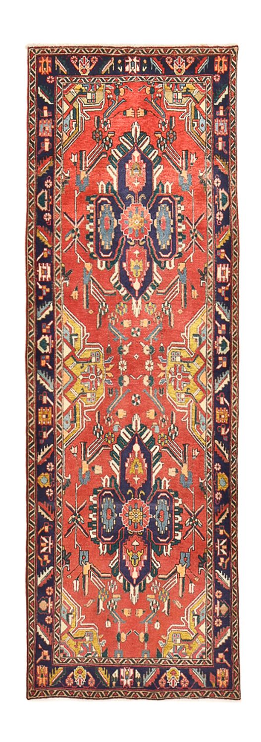 Løber Persisk tæppe - Tabriz - 354 x 117 cm - flerfarvet