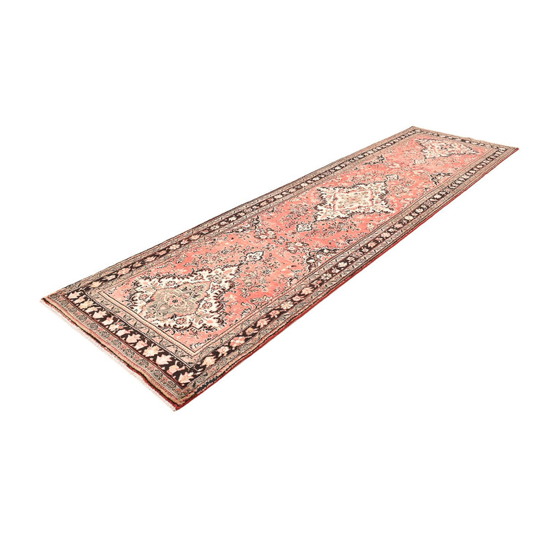 Løber Persisk tæppe - Nomadisk - 433 x 118 cm - lysrød