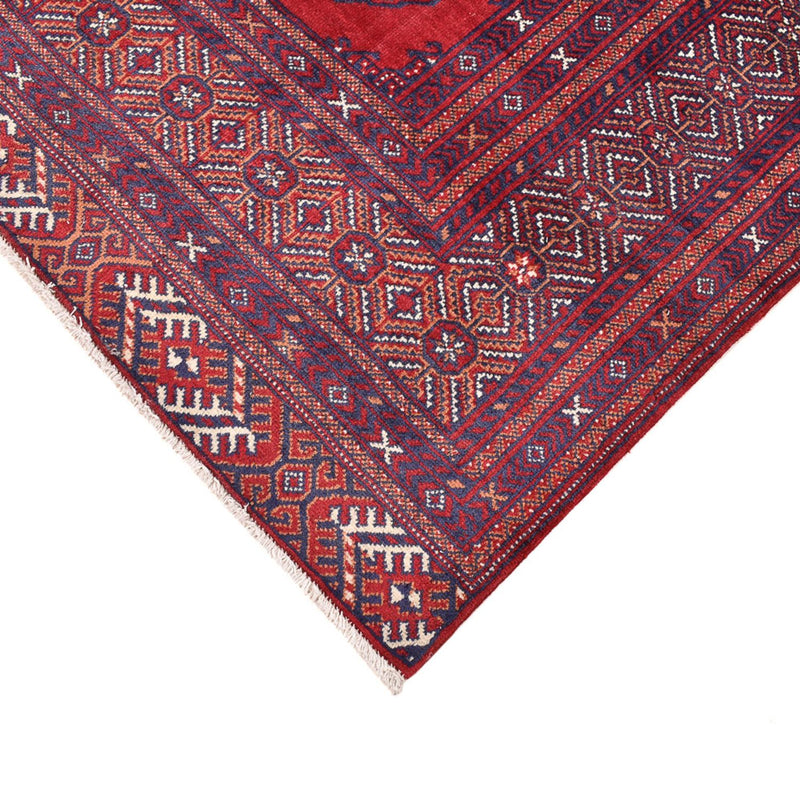 Turkaman-tæppe - 339 x 255 cm - rød