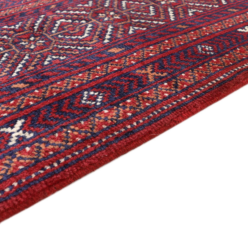 Turkaman-tæppe - 339 x 255 cm - rød