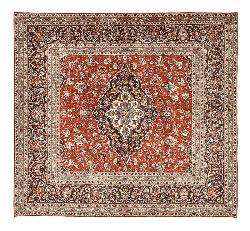 Persisk tæppe - Keshan - 253 x 225 cm - rød