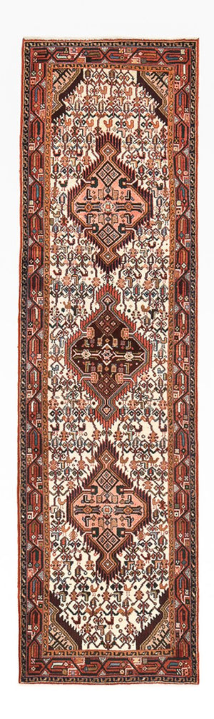 Løber Persisk tæppe - Nomadisk - 300 x 85 cm - beige