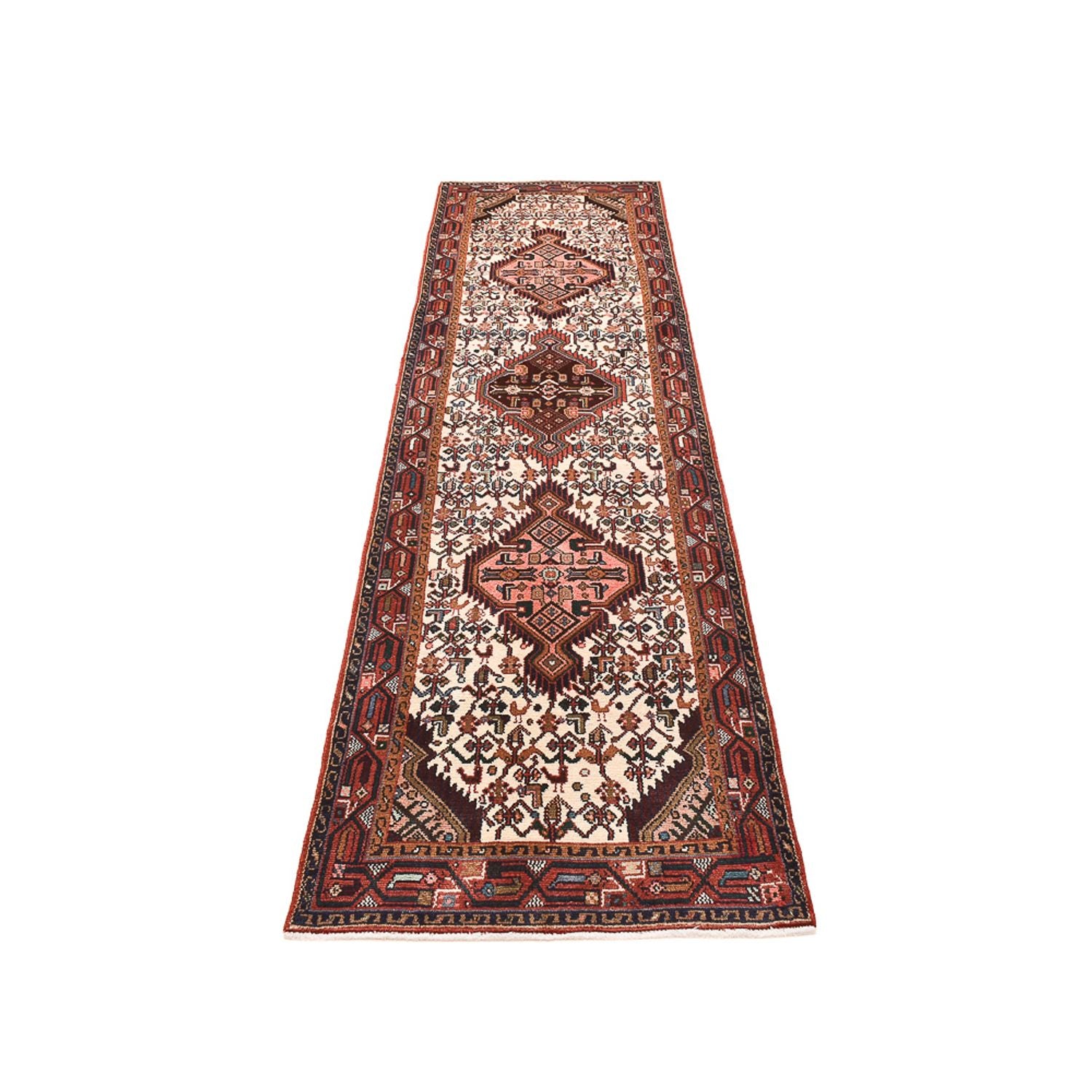 Løber Persisk tæppe - Nomadisk - 300 x 85 cm - beige