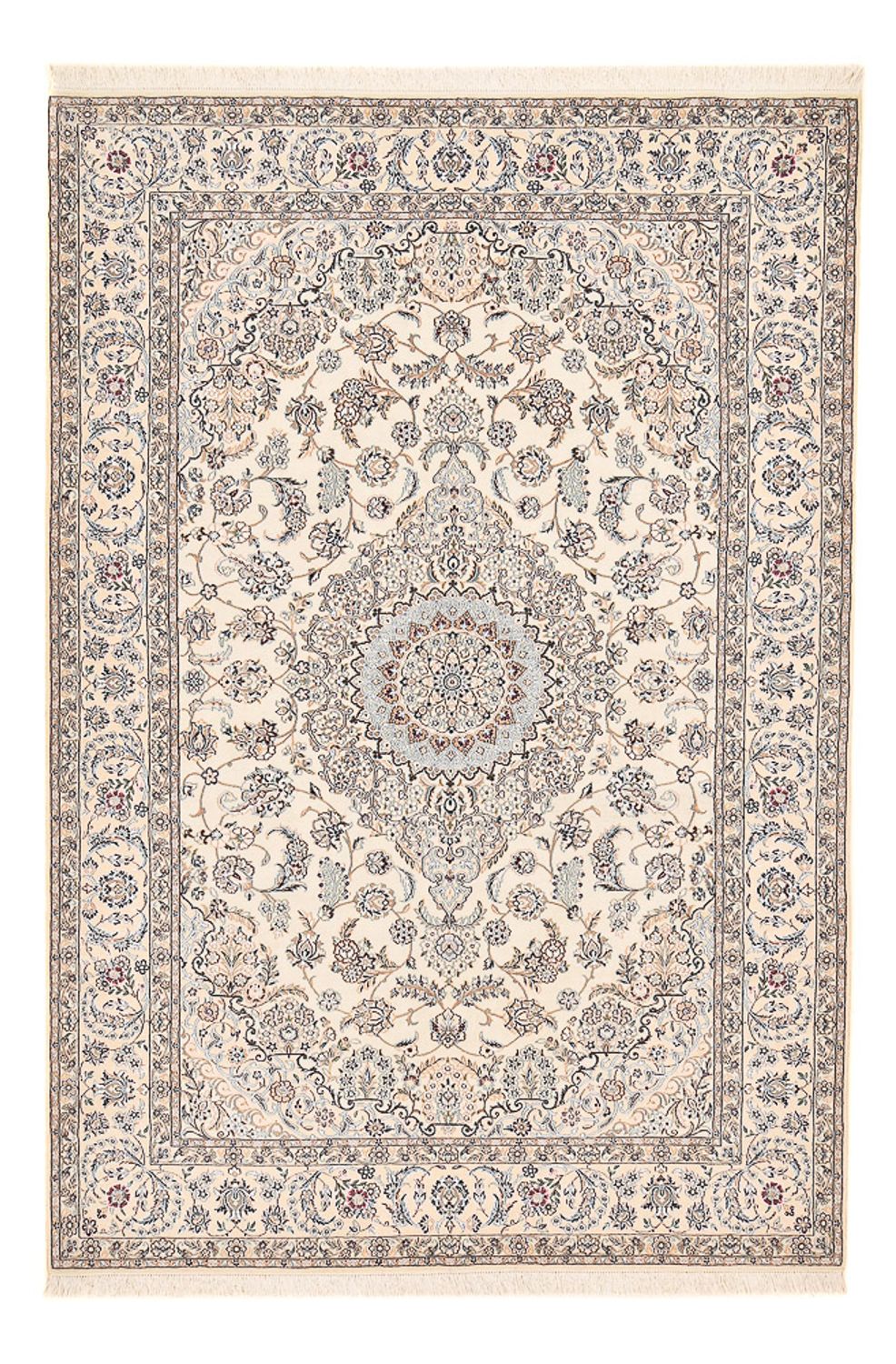 Persisk tæppe - Nain - Royal - 310 x 213 cm - hvid