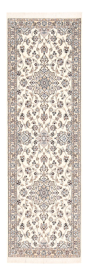 Løber Persisk tæppe - Nain - Royal - 225 x 70 cm - hvid