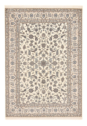 Persisk tæppe - Nain - Premium - 297 x 205 cm - hvid