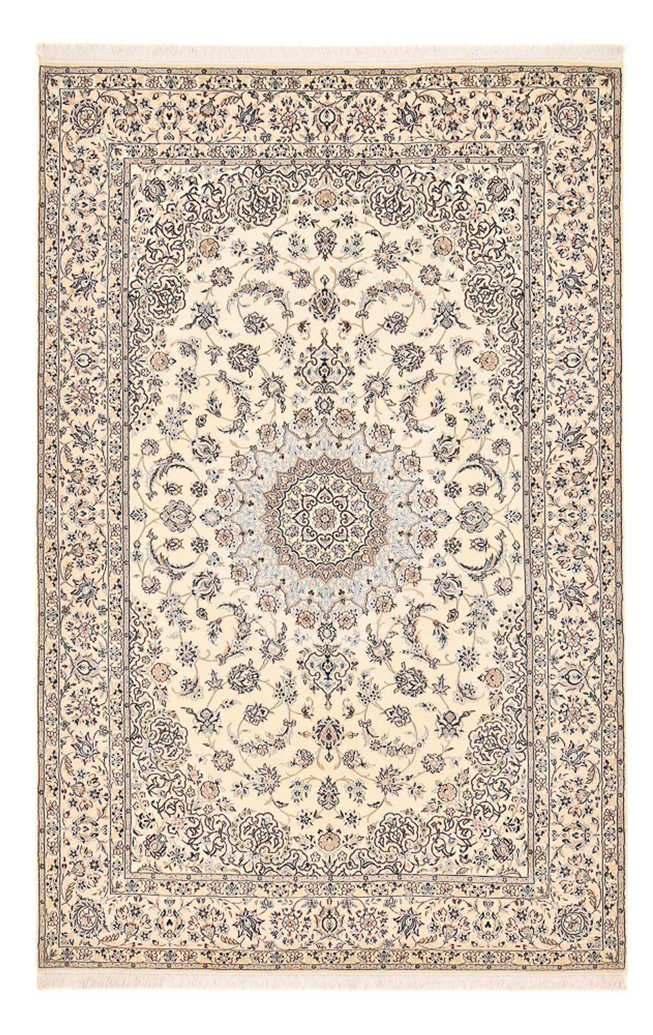 Persisk tæppe - Nain - Royal - 322 x 208 cm - hvid