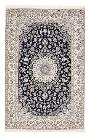 Persisk tæppe - Nain - Premium - 313 x 213 cm - mørkeblå