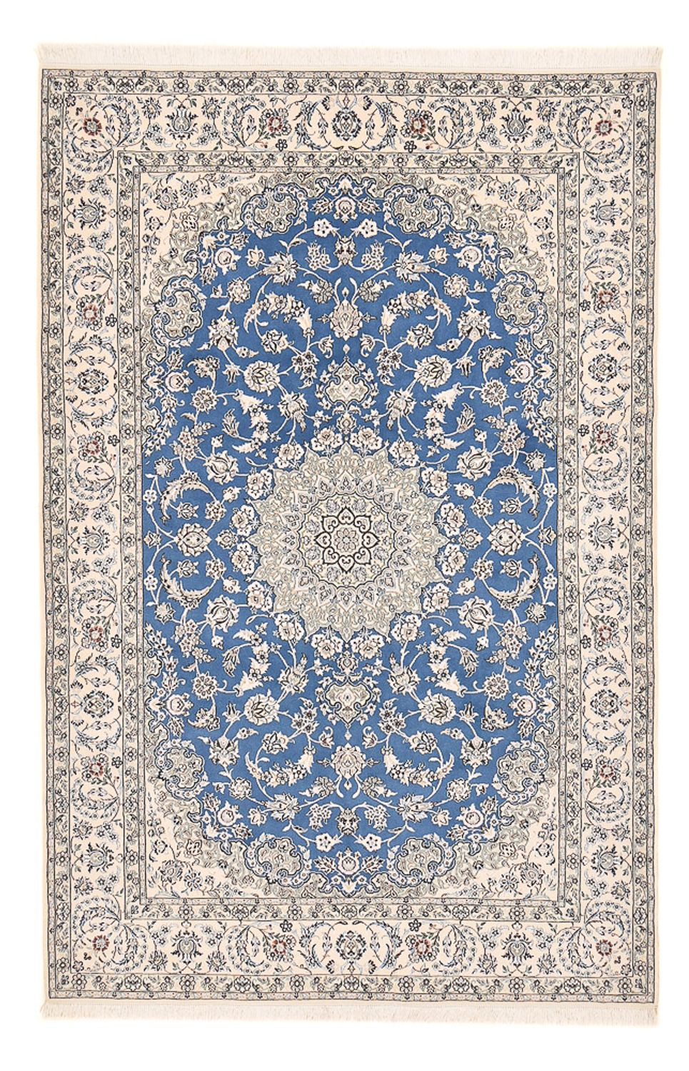 Persisk tæppe - Nain - Premium - 309 x 206 cm - blå