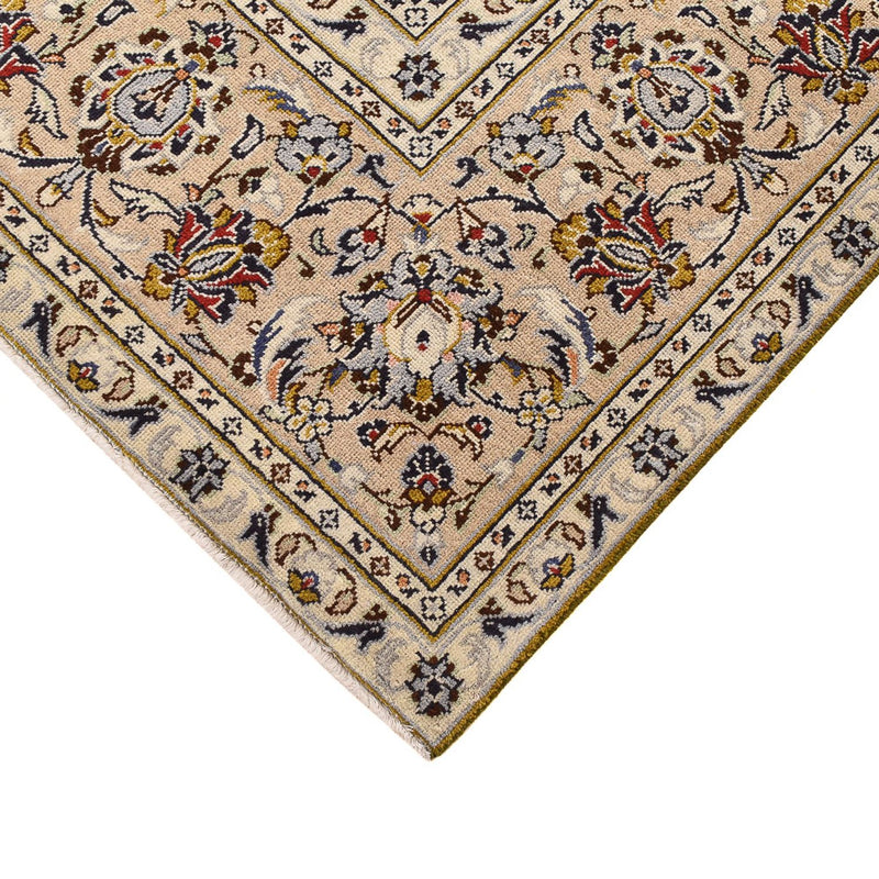 Persisk tæppe - Keshan - 352 x 237 cm - lys beige