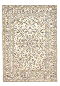 Persisk tæppe - Keshan - 355 x 245 cm - lys beige