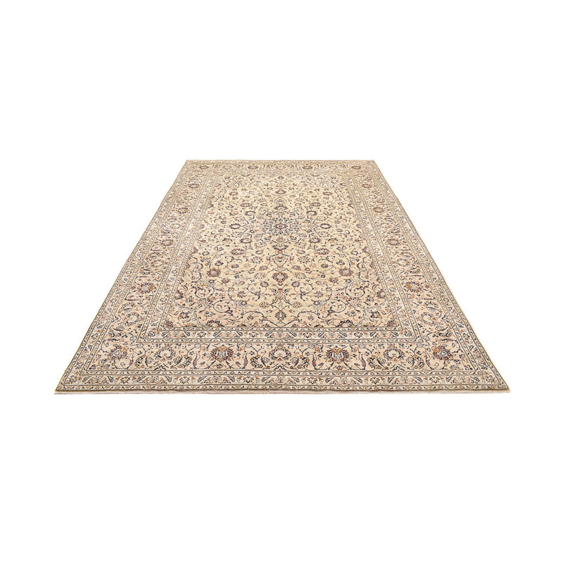 Persisk tæppe - Keshan - 359 x 243 cm - lys beige