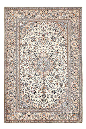 Persisk tæppe - Keshan - 303 x 202 cm - mørk beige