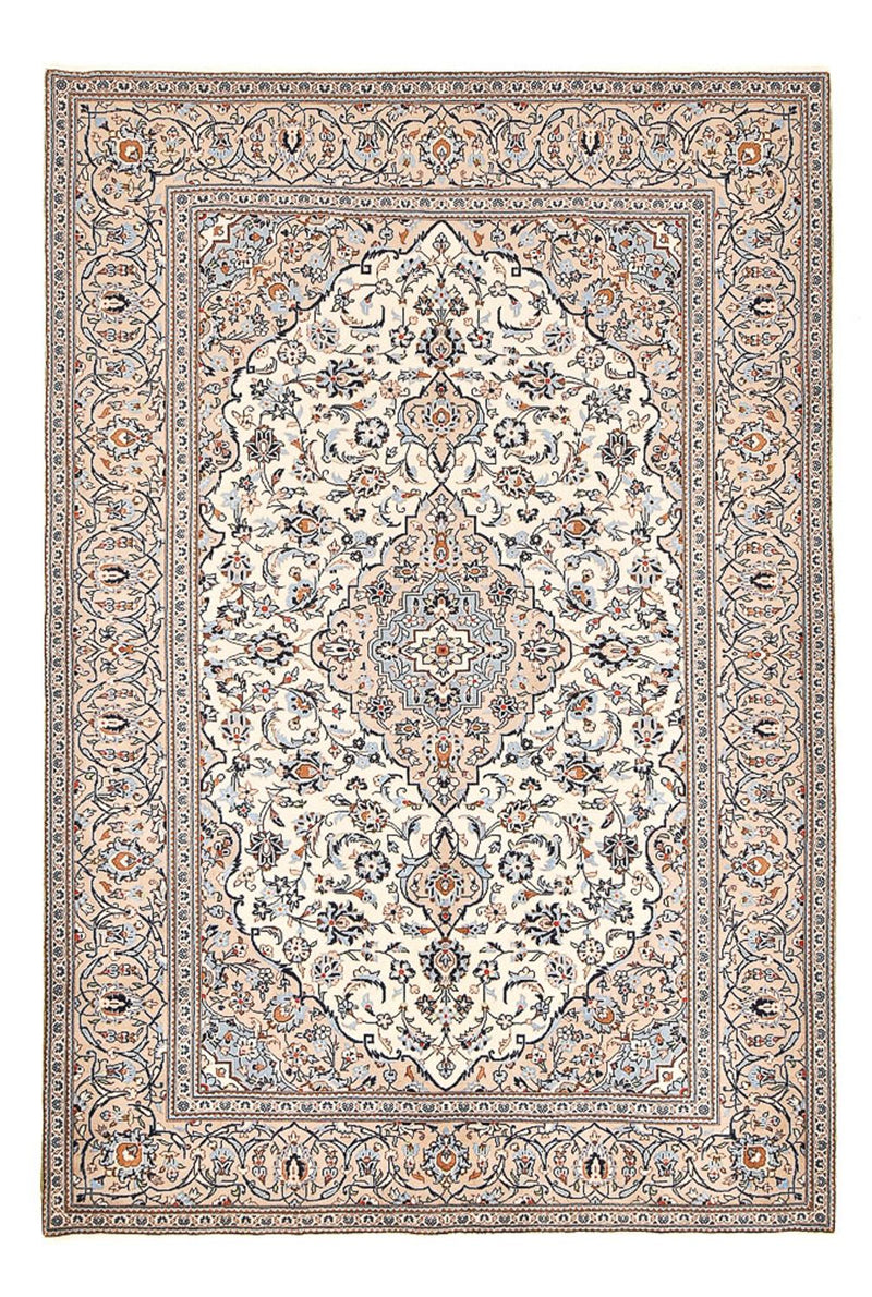 Persisk tæppe - Keshan - 303 x 202 cm - mørk beige
